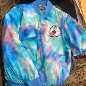 RIPNDIP type dye bomber jacket